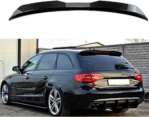 Car Rear Spoiler for Audi A4 B8 Avant/Allroad 2008-2016 Trunk Spoiler Roof Spoiler Rear Wing Lip Decoration Easy to Install Car Accessories in Saudi Arabia