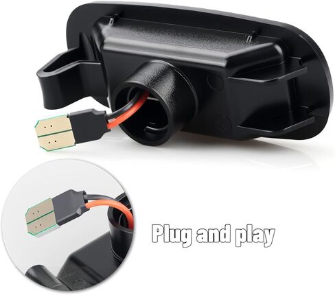 Bestview LED مصابيح تحديد جانبية مزدوجة لـ 2003-2009 دودج رام 2500 3500، ملحقات مجموعة مصابيح السرير الأمامية والخلفية البيضاء، عدسات مدخنة (عبوة من 4) in Kuwait
