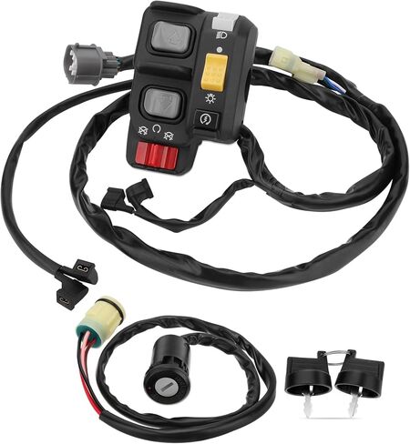 M MATI Handlebar & Key Switch for Honda Rancher 350 ES TRX350FE/TRX350TE Electric Shift 2006 35200-HN5-N12 35200-HN5-N11 35100-HN5-670 in Saudi Arabia