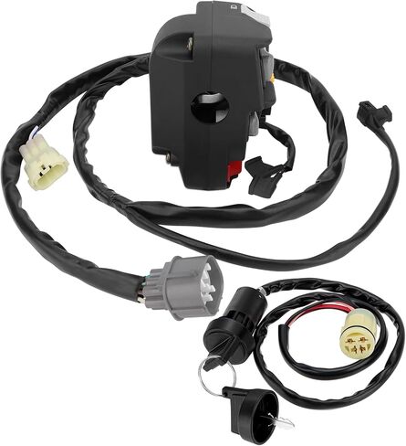 M MATI Handlebar & Key Switch for Honda Rancher 350 ES TRX350FE/TRX350TE Electric Shift 2006 35200-HN5-N12 35200-HN5-N11 35100-HN5-670 in Saudi Arabia