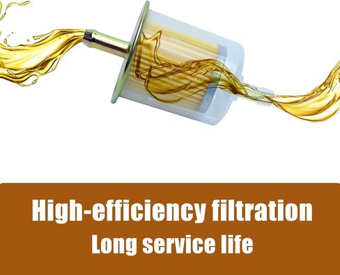 Universal 3/8 inch Gas Fuel Filter Compatible with Trucks/Motorcycles/Cars/Rv's/Tractors Engine Inline Gas Fuel Line 2 pcs in Kuwait