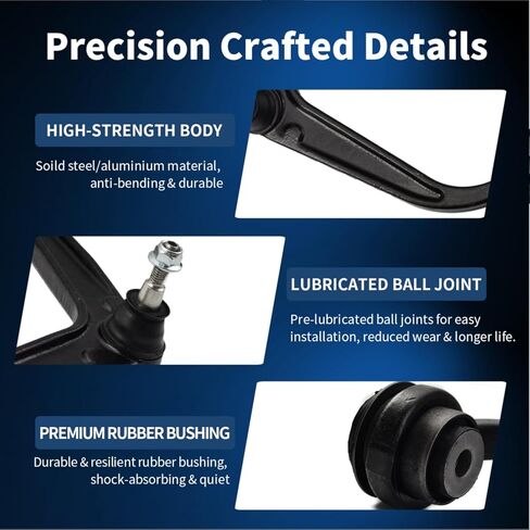 [2pcs] K622128 Front Upper Control Arms w/Ball Joint Assembly Compatible With 2011 2012 2013 2014 2015 2016 2017 2018 2019 Chevy/GMC Silverado/Sierra 2500HD/ 3500HD in Saudi Arabia
