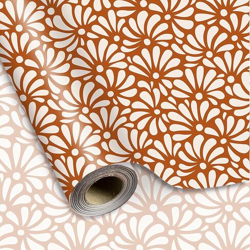 ورق تغليف Whaline Cielito Lindo - لفة صغيرة - 17 بوصة × 32.8 قدم Platos De Barro Terracotta Flower Gift Wrap Paper لمستلزمات تغليف الحفلات المكسيكية Fiesta Cinco de Mayo in Saudi Arabia