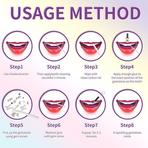 DR.Seya Tooth Gems Kit for Teeth, Tooth Gem Kit Jewelry for Women | 2025 New Professional | Safe & Easy Application | Long Lasting Sparkle in Saudi Arabia