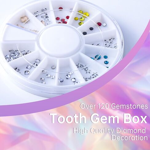 DR.Seya Tooth Gems Kit for Teeth, Tooth Gem Kit Jewelry for Women | 2025 New Professional | Safe & Easy Application | Long Lasting Sparkle in Saudi Arabia