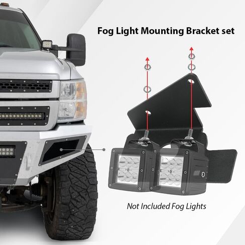 دعامة تثبيت مصباح الضباب LED من CHEDA متوافقة مع Chevy Silverado 1500 2007-2013/يناسب Chevy Silverado 2500 3500 2007-2014 in Saudi Arabia