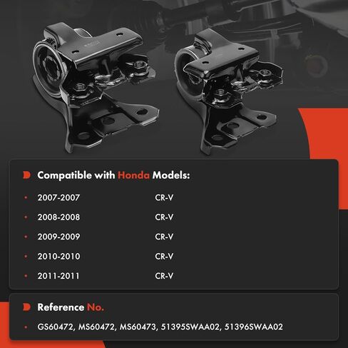 A-Premium 2 x Front Rearward Control Arm Bushing Kit, Compatible with Honda CR-V CRV 2007 2008 2009 2010 2011 in Saudi Arabia