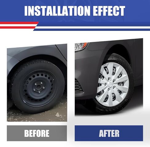 16 Inch Hubcaps Set of 4 White Lacquer Wheel Rims Cover R16 for Nissan Leaf 2011-2017 & for Nissan Sentra 2013-2019, PP Material Wheel Covers Snap On Fit for Steel Wheels Auto Accessories (4-Packs) in Saudi Arabia