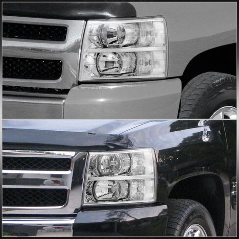 AJP Distributors OE Style LED DRL Tube Driving Head Lights Lamps Housing Pair Compatible/Replacement For Silverado 1500 2500HD 3500HD 2007 2008 2009 2010 2011 2012 2013 2014 07 08 09 10 11 12 13 14 in Saudi Arabia