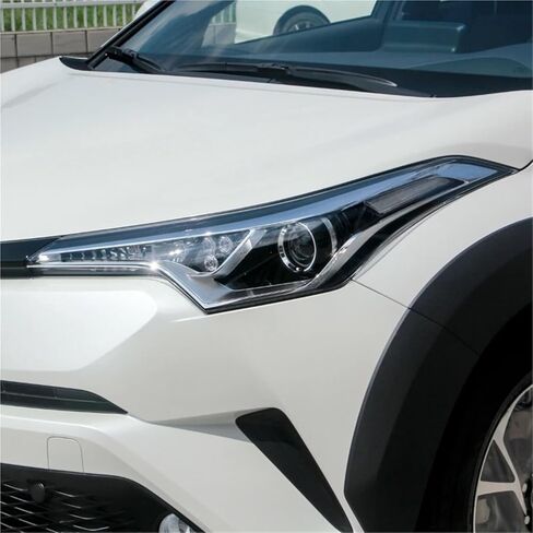 متوافق لتويوتا C-HR حقوق الإنسان 2018 2019 2020 الجبهة كشافات قذيفة عاكس الضوء رئيس مصباح شفاف العلوي كوف (يمين) in Saudi Arabia