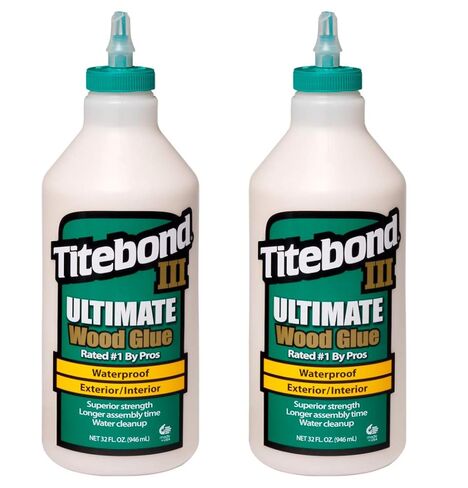 Titebond 1415 III Ultimate Wood Glue, 32-Ounce Bottle,Tan, 1 Qt in Kuwait