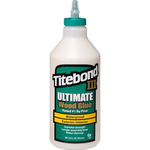 Titebond 1415 III Ultimate Wood Glue, 32-Ounce Bottle,Tan, 1 Qt in Kuwait