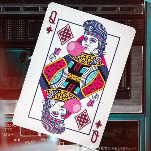 80s Playing Cards | Printed by USPCC | Limited Edition,100% Custom Deck of Cards for Cardists, Players & Collectors in Saudi Arabia