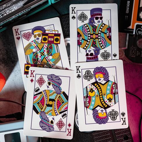 80s Playing Cards | Printed by USPCC | Limited Edition,100% Custom Deck of Cards for Cardists, Players & Collectors in Saudi Arabia