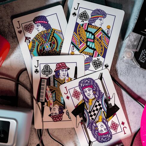 80s Playing Cards | Printed by USPCC | Limited Edition,100% Custom Deck of Cards for Cardists, Players & Collectors in Saudi Arabia