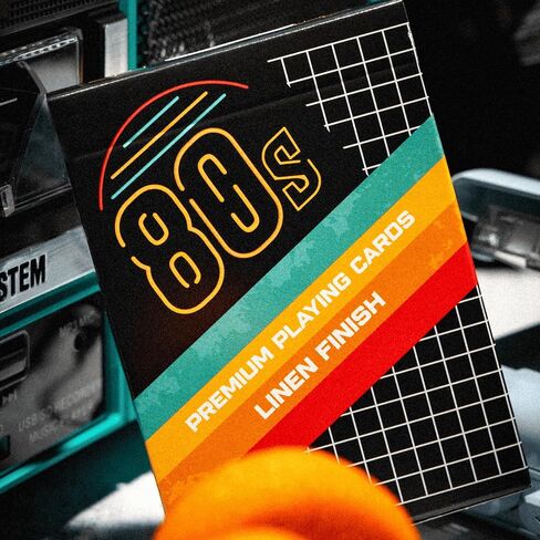 80s Playing Cards | Printed by USPCC | Limited Edition,100% Custom Deck of Cards for Cardists, Players & Collectors in Saudi Arabia