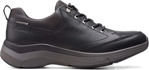 حذاء رياضي نسائي من Clarks Wave2.0 من الدانتيل، رمادي/خوخي، 7 in Saudi Arabia