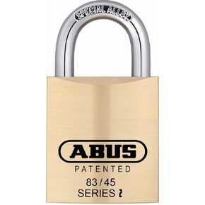 ABUS 83/45-300 S2 Schlage 45mm All Weather Solid Brass Rekeyable Padlock with 1" Shackle, Zero-Bitted in Kuwait