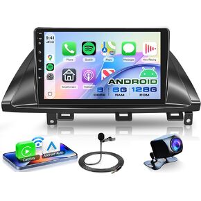 2G+64G لسيارة Honda Odyssey 2005-2010 Android راديو ستيريو للسيارة Apple CarPlay، Rimoody شاشة لمس 10.1 بوصة تدعم GPS WiFi Android Auto Mirror Link Bluetooth FM/RDS SWC كاميرا احتياطية in Kuwait