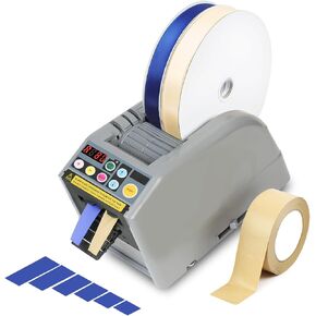 Ribbon Cutting Machine, Lightweight Dual-Tape Electric Dispenser, 39.9 in Max Length & 6 Memory Presets, Portable Auto/Manual Cutter for Warehouses, Gift Shops, Offices, DIY & Home in Saudi Arabia