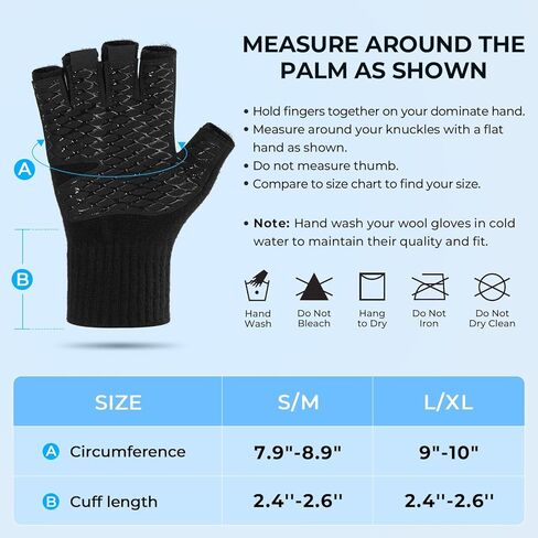 KastKing Bully Wooly Fingerless Wool Fishing Gloves, Cold Weather Warm Glove for Ice Fishing, Winter Gloves for Women & Men in Kuwait
