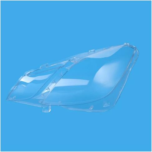 متوافق مع مرسيدس بنز E Class W207 2009 2010 2011 2012 بابين كوبيه ملحقات السيارات المصابيح الأمامية الأمامية غطاء العدسات الزجاجية (يسار) in Saudi Arabia