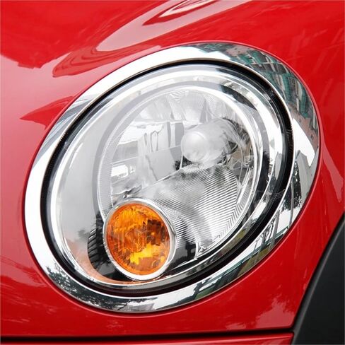 متوافق مع BMW Mini R55 R56 2007 2008 2009 2010 2011 2012 2013 أضواء السيارة قذيفة المصباح غطاء المصباح زجاج عدسة حالة قبعات السيارات الخفيفة (يمين) in Saudi Arabia