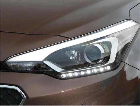 متوافق مع Hyundai I20 2015 2016 غطاء قطع غيار السيارة الداخلية للمصابيح الأمامية (يمين) in Saudi Arabia