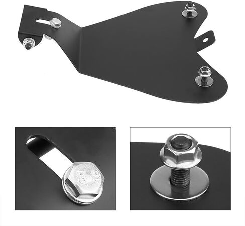 Motorcycle Bracket for Chopper Bobber Cruiser Fits Custom Bikes Low- Steel Base Plate with Pre-Drilled Mounting Holes in Saudi Arabia