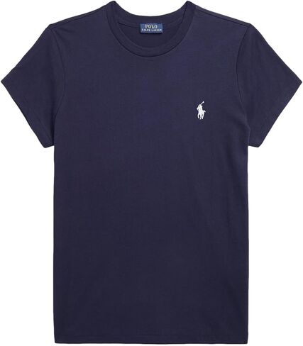 تي شيرت جيرسيه نسائي برقبة دائرية من POLO RALPH LAUREN (كحلي (White Pony)، S in Saudi Arabia