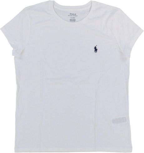 تي شيرت جيرسيه نسائي برقبة دائرية من POLO RALPH LAUREN (كحلي (White Pony)، S in Saudi Arabia