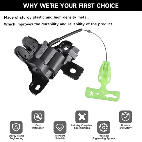 Rear Door Liftgate Tailgate Lock Trunk Latch Actuator - Compatible for Lincoln MKZ 2013-2020 for Ford for Mustang 2015-2024 for Ford Fusion 2013-2016/2019-2020 - Replace Part FR3Z5443200A in Saudi Arabia