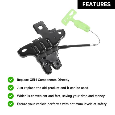 Rear Door Liftgate Tailgate Lock Trunk Latch Actuator - Compatible for Lincoln MKZ 2013-2020 for Ford for Mustang 2015-2024 for Ford Fusion 2013-2016/2019-2020 - Replace Part FR3Z5443200A in Saudi Arabia