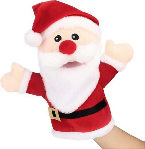 Hopearl Plush Unicorn Hand Puppet with Open Movable Mouth for Imaginative Play, Role Play, Interactive Toy for Storytelling Teaching Puppet Theater, Birthday Gifts for Kids Girls, Pink, 12'' in Kuwait