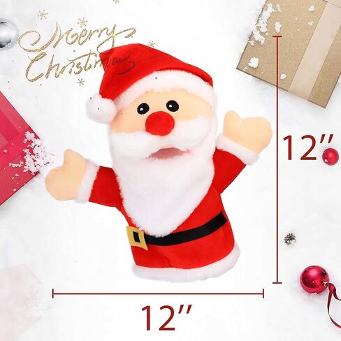 Hopearl Plush Unicorn Hand Puppet with Open Movable Mouth for Imaginative Play, Role Play, Interactive Toy for Storytelling Teaching Puppet Theater, Birthday Gifts for Kids Girls, Pink, 12'' in Kuwait