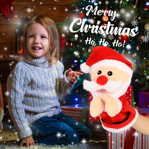 Hopearl Plush Unicorn Hand Puppet with Open Movable Mouth for Imaginative Play, Role Play, Interactive Toy for Storytelling Teaching Puppet Theater, Birthday Gifts for Kids Girls, Pink, 12'' in Kuwait