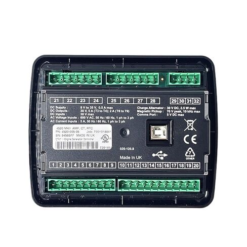 DSE4520 MKII AMF لوحة تحكم مولد الديزل وحدة التحكم في فشل التيار الكهربائي التلقائي نسخة 4520 لأجزاء المولد (نسخة DSE4520MKII) in Saudi Arabia