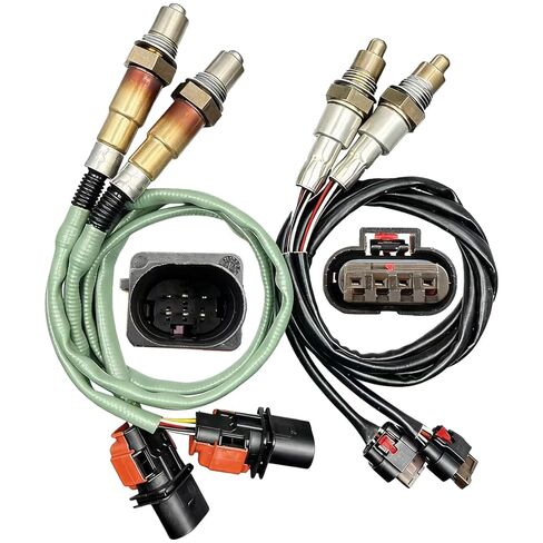 4 قطع مستشعر الأوكسجين المنبع والمصب 234-5713 234-5174 234-8017 مناسب لسيارة Ford F150 3.5L V6 Turbo 2017-2020، Expedition 3.5L V6 Turbo 2018-2022، Lincoln Navigator 3.5L V6 Turbo2021-2022 in Saudi Arabia