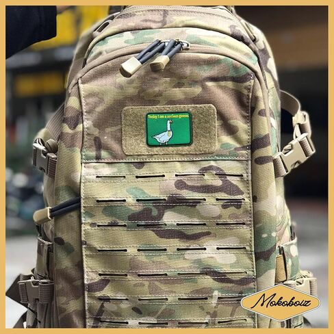 Today I Am a Serious Goose 3 Inches Hook and Loop Embroidered Applique Patches, Silly Goose Embroidery Patch, DIY Accessories for Backpacks Army Vests Dog Harness Clothes, Sarcastic Gifts in Saudi Arabia