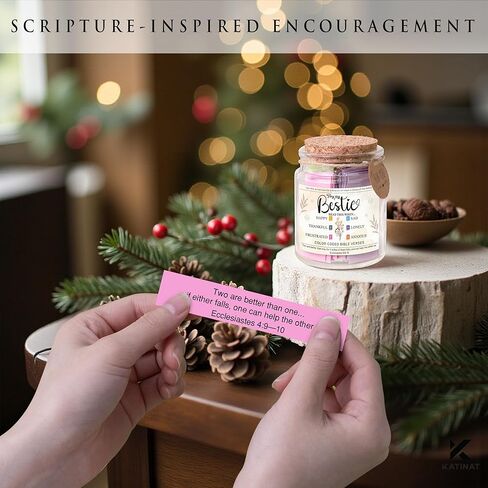 Wifey Bible Verse Jar – Valentine's Day Gifts for Wife, 92 Color-Coded Bible Verses “Read This When" | Faith Encouragement Gift for Her, Anniversary in Kuwait