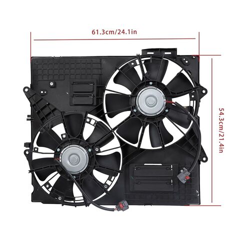 Radiator Cooling Fan Assembly Replacement for STS V8 4.4L 2006-2009 Replacement for CTS 2009 V8 6.2L 620580 25887193 19129773 in Saudi Arabia