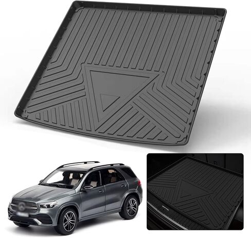 Custom Fit for Cargo Liner 2019 2020 2021 2022 2023 2024 Chevrolet Blazer - Black TPO All Weather Heavy Duty Waterproof Rear Cargo Tray Trunk Floor Mat Protector in Kuwait