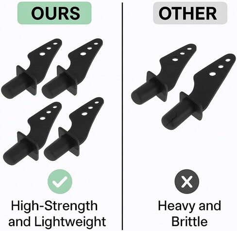 أبواق المؤازرة الصغيرة 3 مجموعات P7610106، أبواق التحكم البديلة لطائرة Volantex RC 761 سلسلة 761-1/2/4/5/6/7/8/9/10/11/12/13/14/15/16/17 و768 سلسلة 768-2 P51D، 768-3 F4U، 768-4 Trainstar Stunt in Kuwait