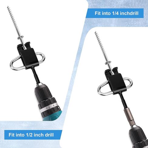Coolrunner 14 PCS Ice Anchor Drill Adapter Kit Universal Ice Anchor Tool Auger Ice Fishing Anchor Adapter Ice Shanty Anchors for Setting Up Ice Fishing Shelter Tent in Saudi Arabia