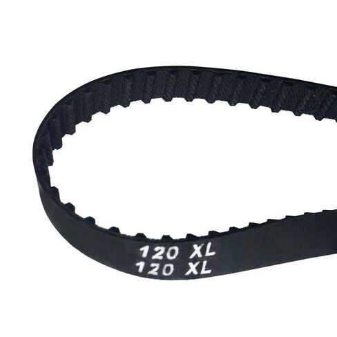 150XL 037 Timing Belt 3/8" Width 75 Teeth Cogged Rubber Geared Drive Belt 10mm Black Cog Drive Belt (150XL037) in Kuwait
