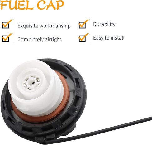 استبدال غطاء خزان الوقود لفورد F250 F350 F450 F550 غطاء غاز الوقود فائق التحمل 2011-2015 وF150 2004-2007 بديل لسيارة لينكولن تاون استبدال FC1080 FC1079 in Kuwait