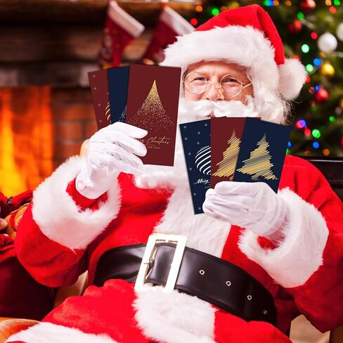 Mczan Christmas Money Cards 24PCS - Foil Merry Christmas Money Gift Cards Holder with Envelopes for Women Men, Funny Xmas Holiday Gifting Cash Ideas in Saudi Arabia