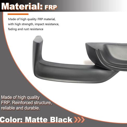 MCARCAR KIT ناشر خلفي من ألياف الكربون M6 لسيارة BMW 6 Series 2013-2018 F06 F12 F13 640i 650i M Sport M6 طقم هيكل ممتص الصدمات السفلي المخصص (ألياف الكربون) in Saudi Arabia