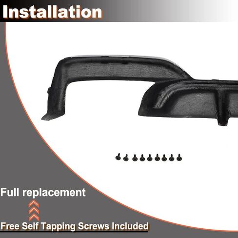 MCARCAR KIT ناشر خلفي من ألياف الكربون M6 لسيارة BMW 6 Series 2013-2018 F06 F12 F13 640i 650i M Sport M6 طقم هيكل ممتص الصدمات السفلي المخصص (ألياف الكربون) in Saudi Arabia