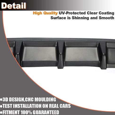 MCARCAR KIT ناشر خلفي من ألياف الكربون M6 لسيارة BMW 6 Series 2013-2018 F06 F12 F13 640i 650i M Sport M6 طقم هيكل ممتص الصدمات السفلي المخصص (ألياف الكربون) in Saudi Arabia